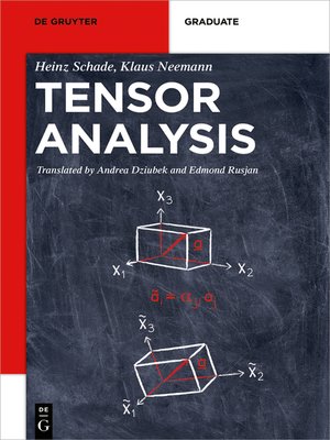 cover image of Tensor Analysis